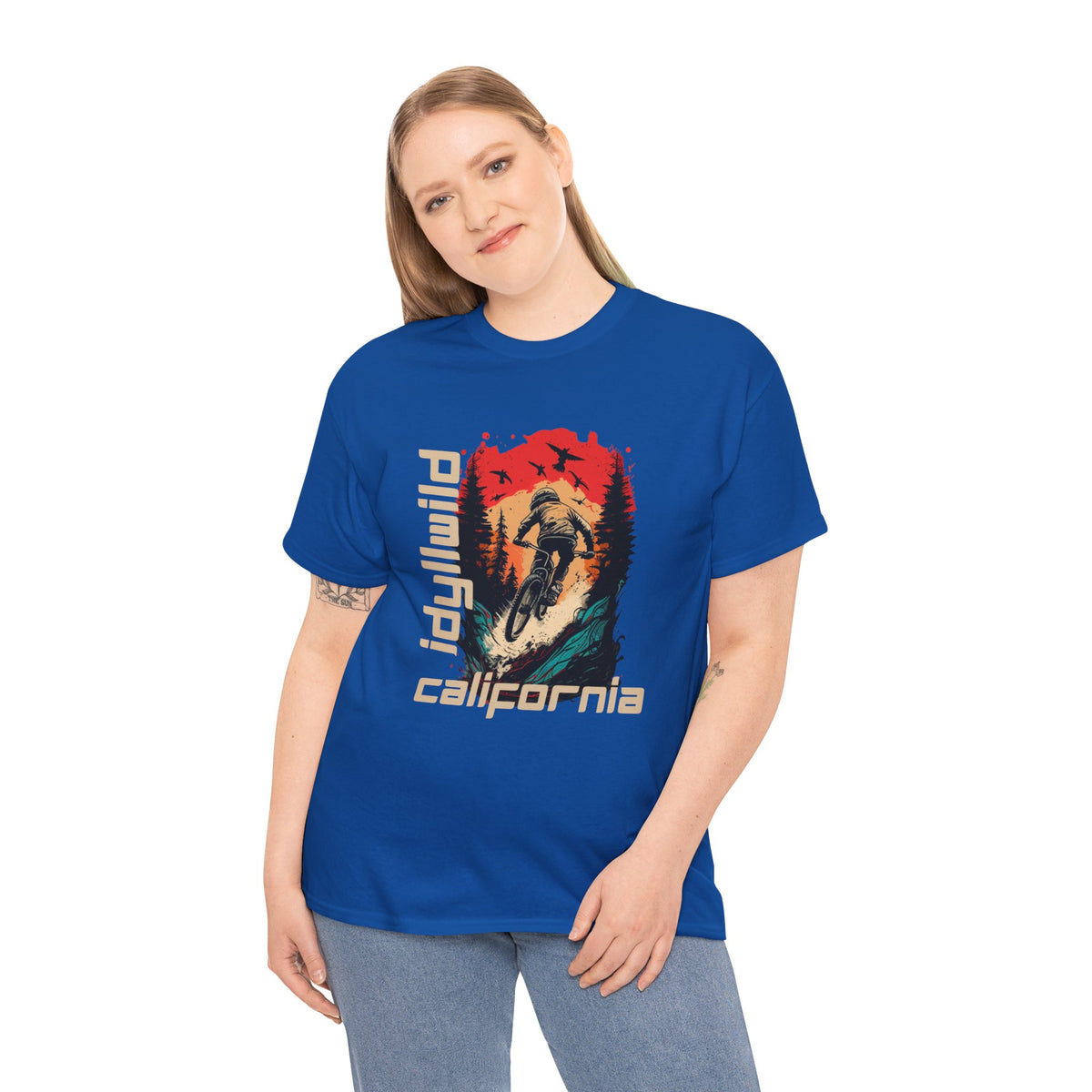 Idyllwild Downhill Mountain Biking Stylish T-Shirt