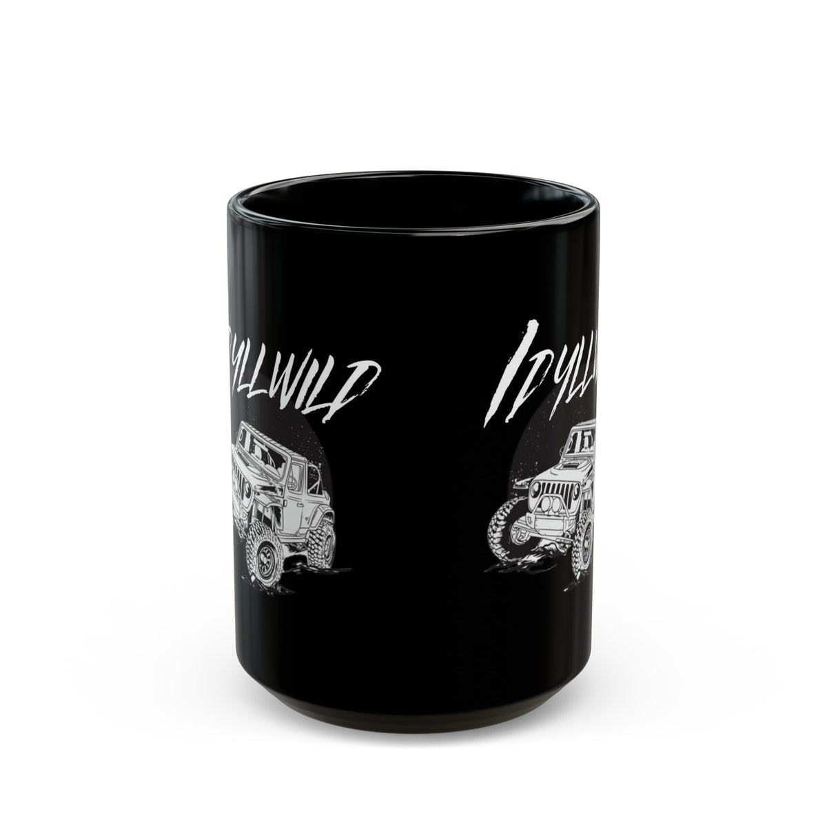 Idyllwild Jeep Black Coffee Tea Mug