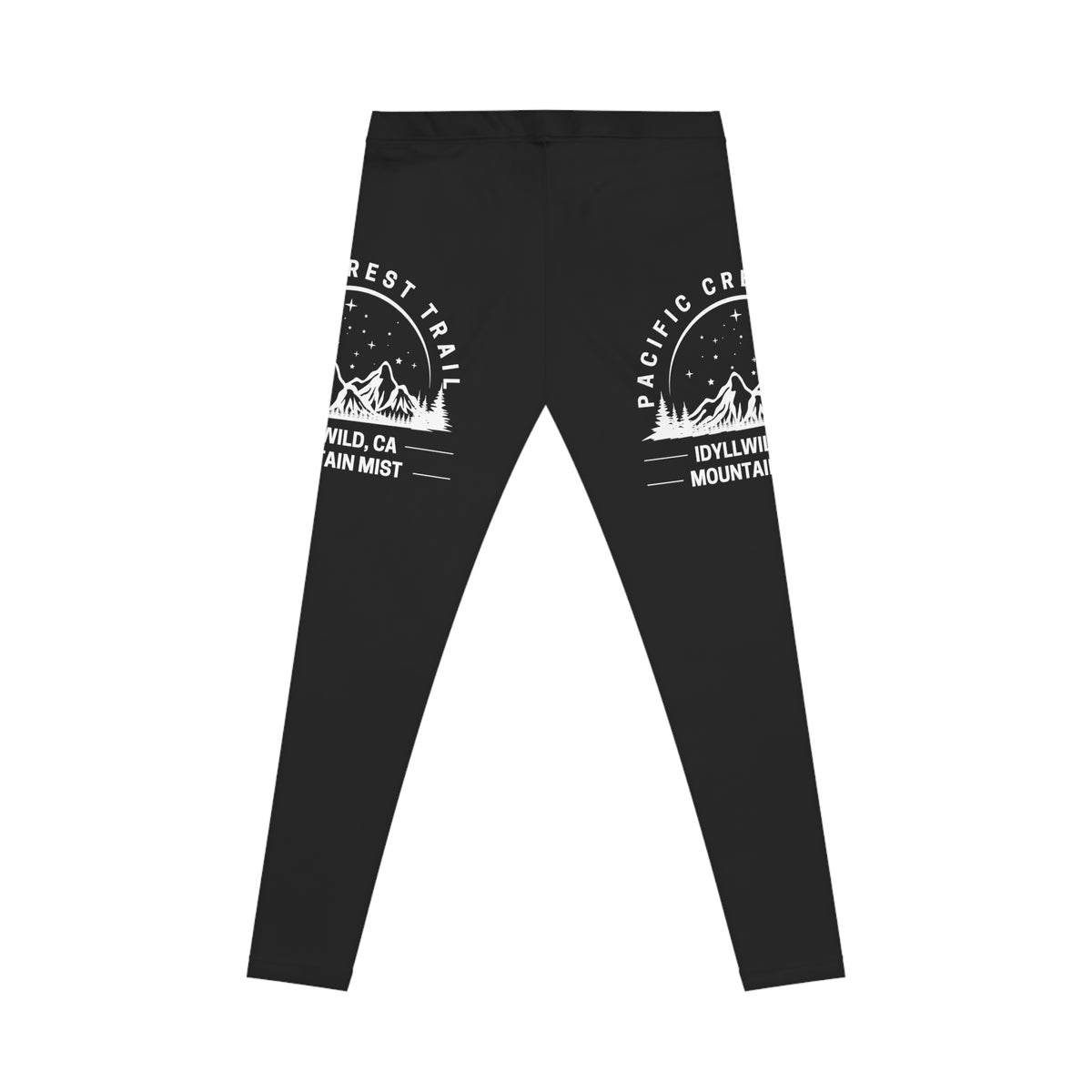 Women's Casual Leggings (AOP)PCT hIker Mist Black