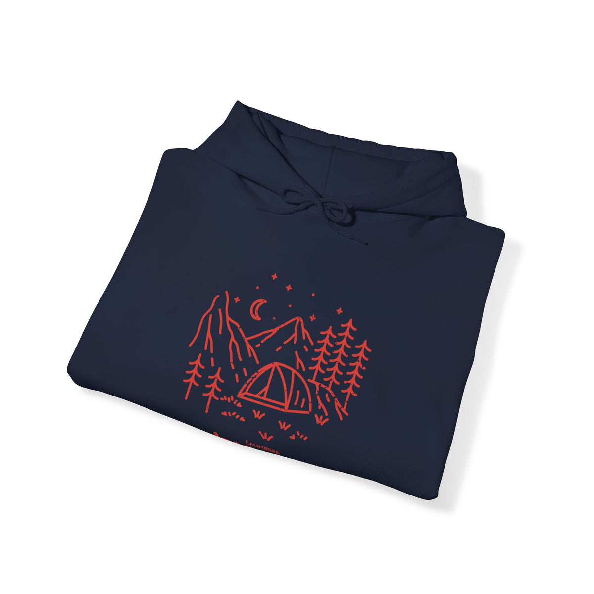 Unisex Heavy Blend™ Hooded Sweatshirt Camping RED