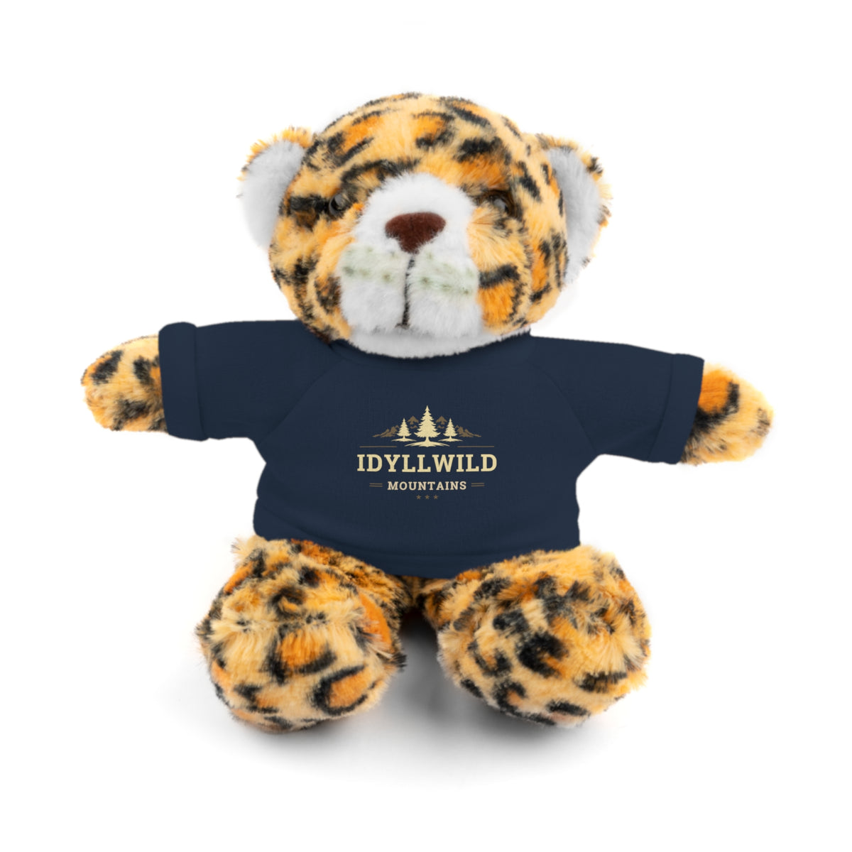 Stuffed Animals with Tee Idyllwild Mountain Badge