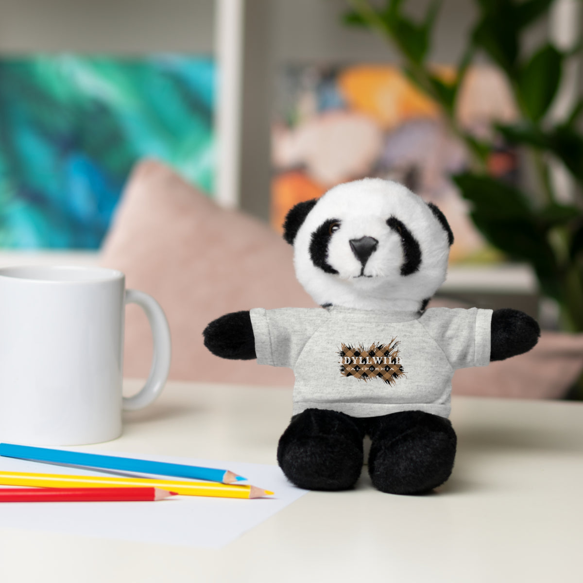 Stuffed Animals with Tee Idyllwild Tan Plaid