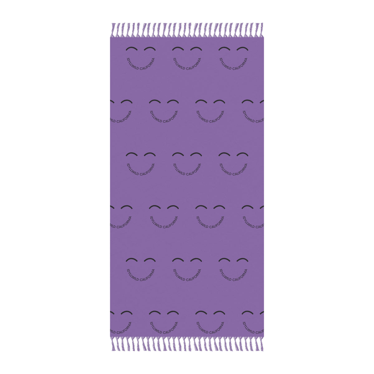 Boho Beach Cloth Idyllwild California Grin Violet