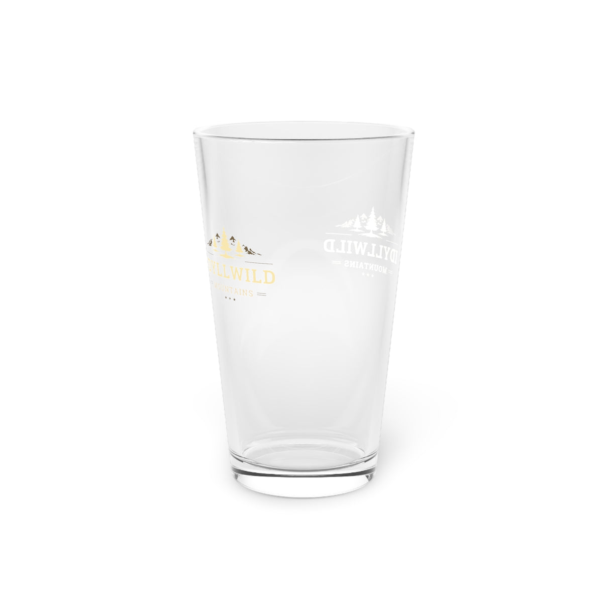 Pint Glass, 16oz Idyllwild Mountain