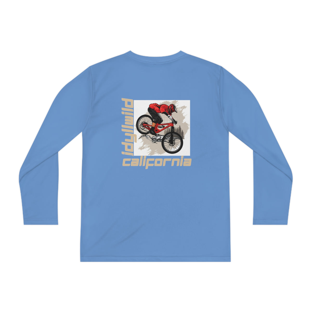Idyllwild Mountain Biking Square II Youth Long Sleeve Competitor Tee