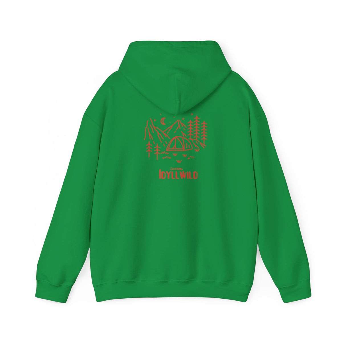 Unisex Heavy Blend™ Hooded Sweatshirt Camping RED
