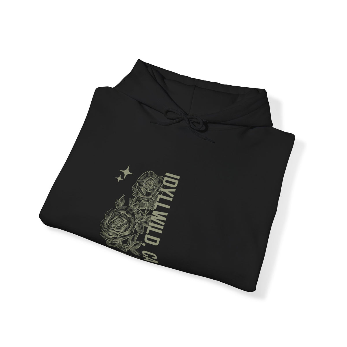 Unisex Heavy Blend™ Hooded Sweatshirt Center FLower