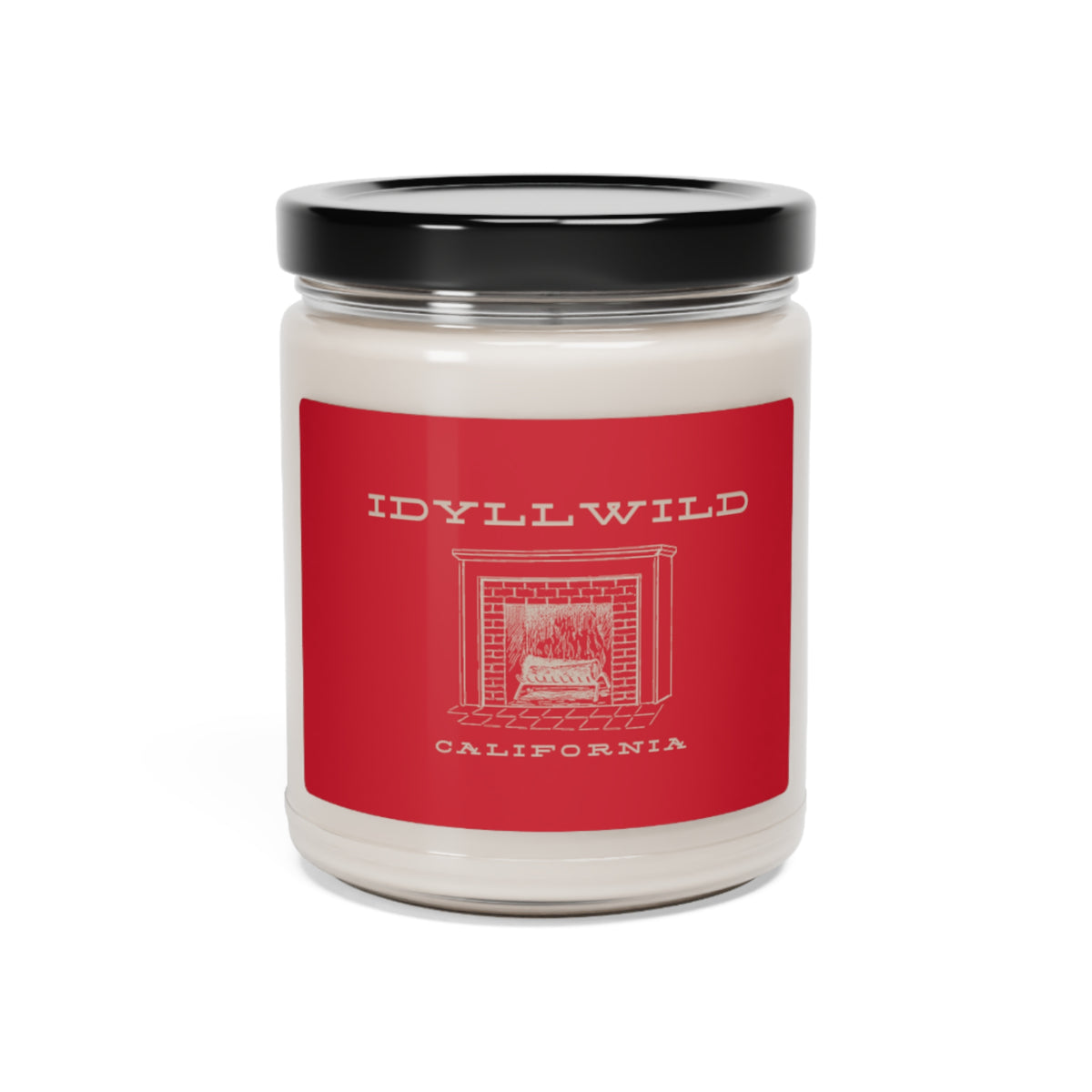 Scented Soy Candle, 9oz Idyllwild Fireplace Red Label
