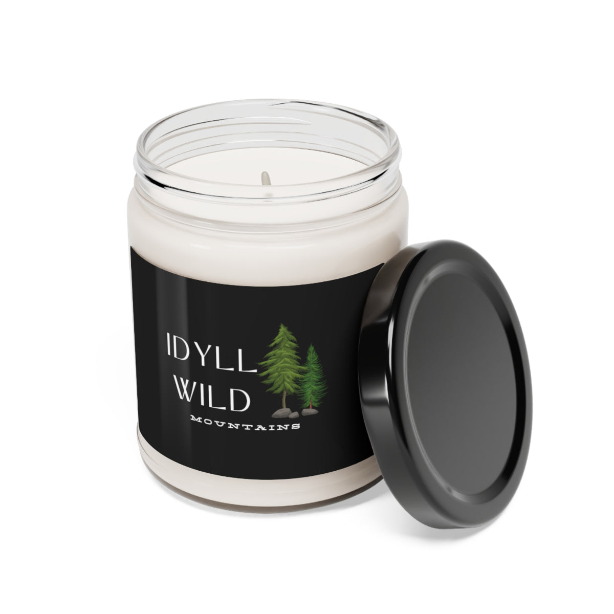 Scented Soy Candle, 9oz Idyllwild PinePic Black Label