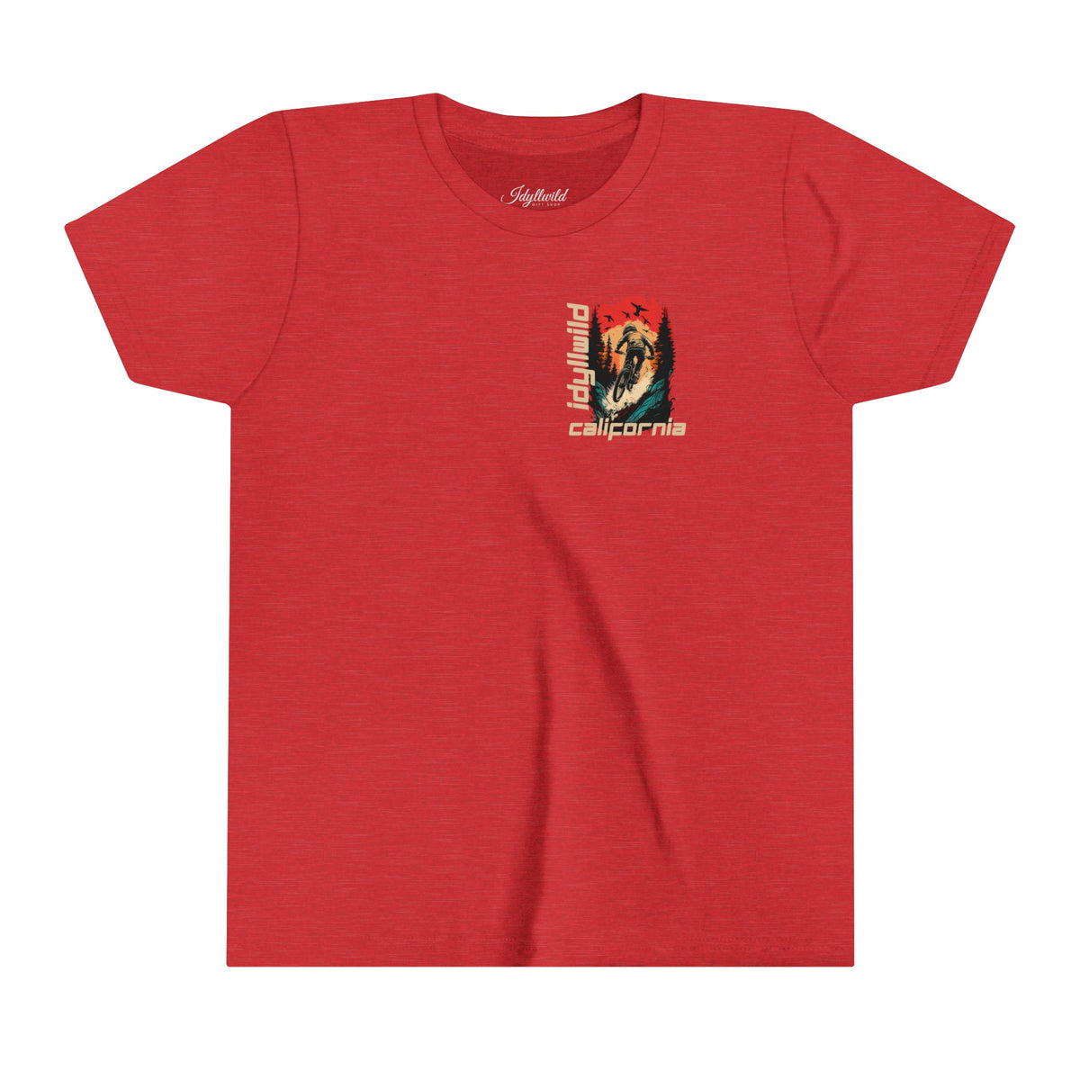 Idyllwild Mountain Biking Youth Short Sleeve Tee