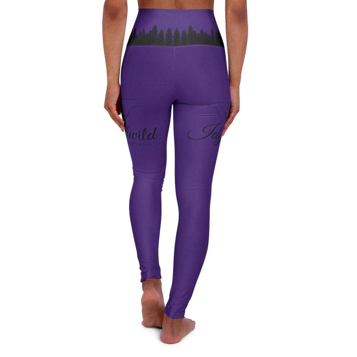 Idyllwild Heart Hands High Waisted Butt Lift Yoga Leggings