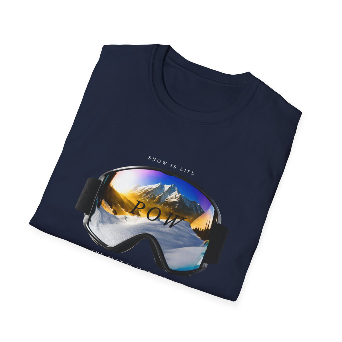 Snowboarding "Pow" Softstyle T-Shirt