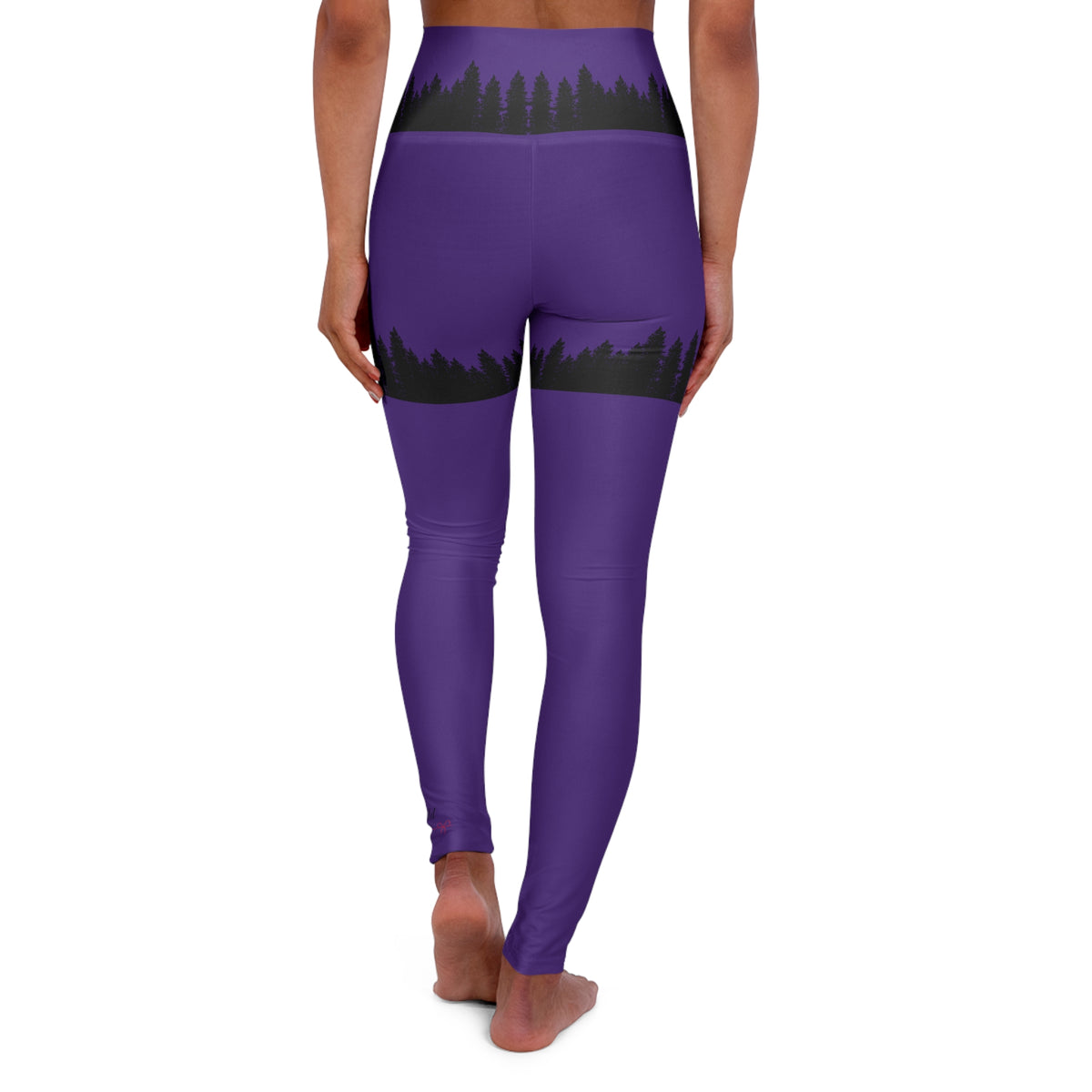 High Waisted Butt Lift Yoga Leggings (AOP) Idyllwild