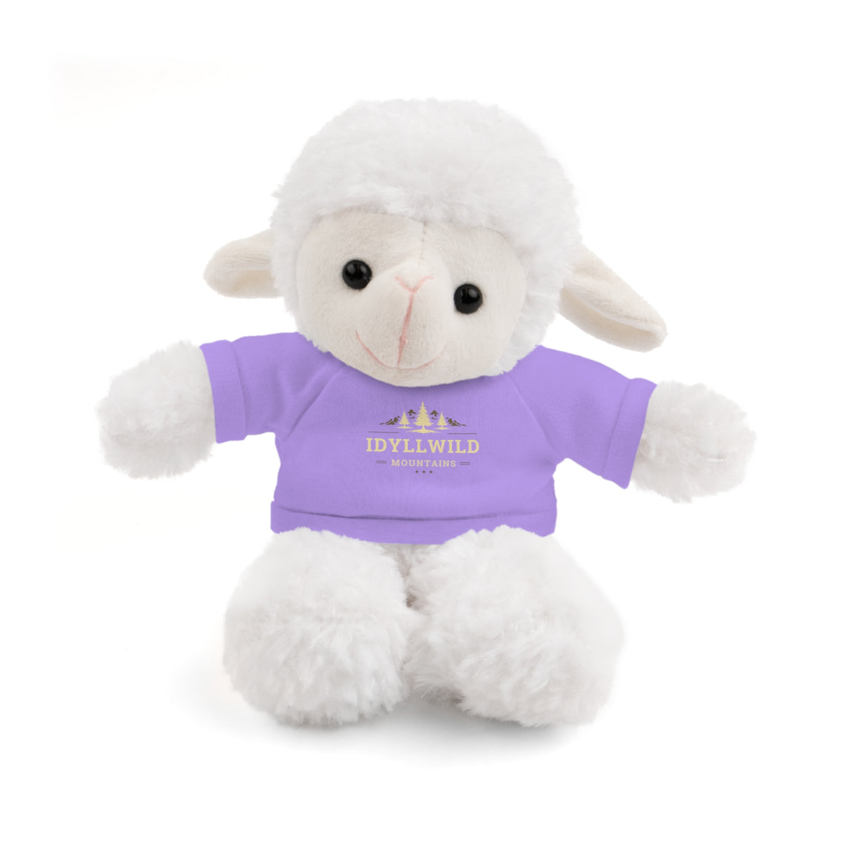 Stuffed Animals with Tee Idyllwild Mountain Badge