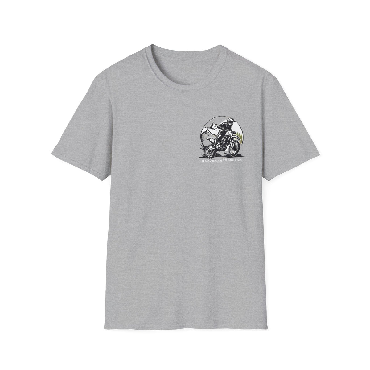 Dirtbike "Backroad Priorities" Softstyle T-Shirt