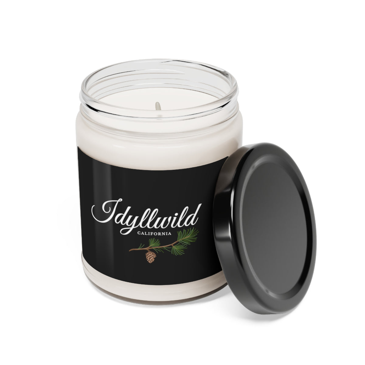 Scented Soy Candle, 9oz Idyllwild Classy Cone Black Label