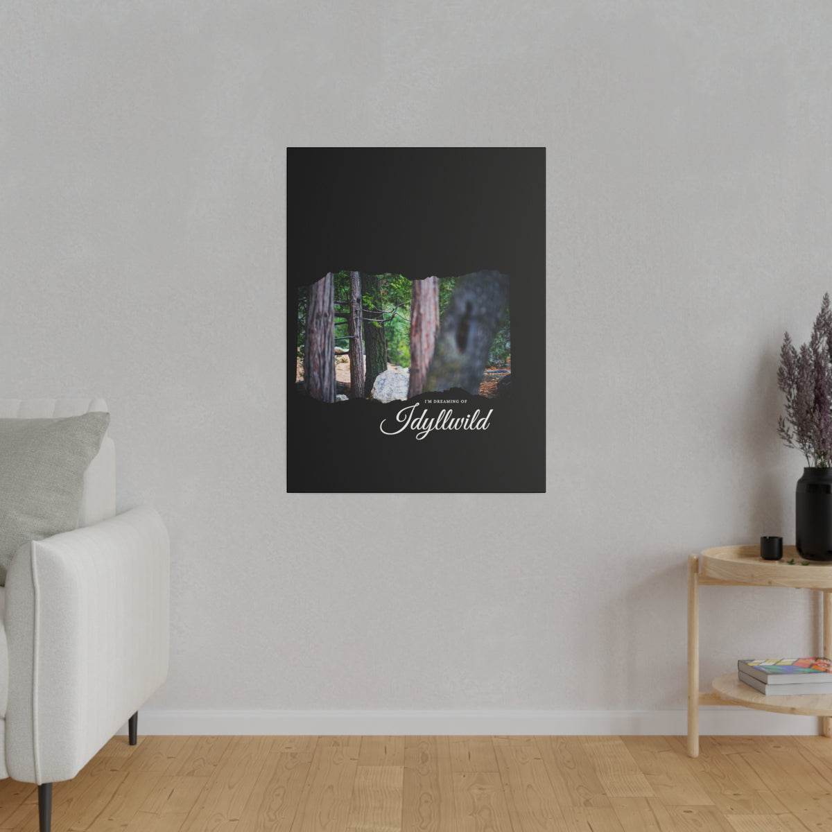 Matte Canvas, Stretched, 0.75" Dreaming of FOrest