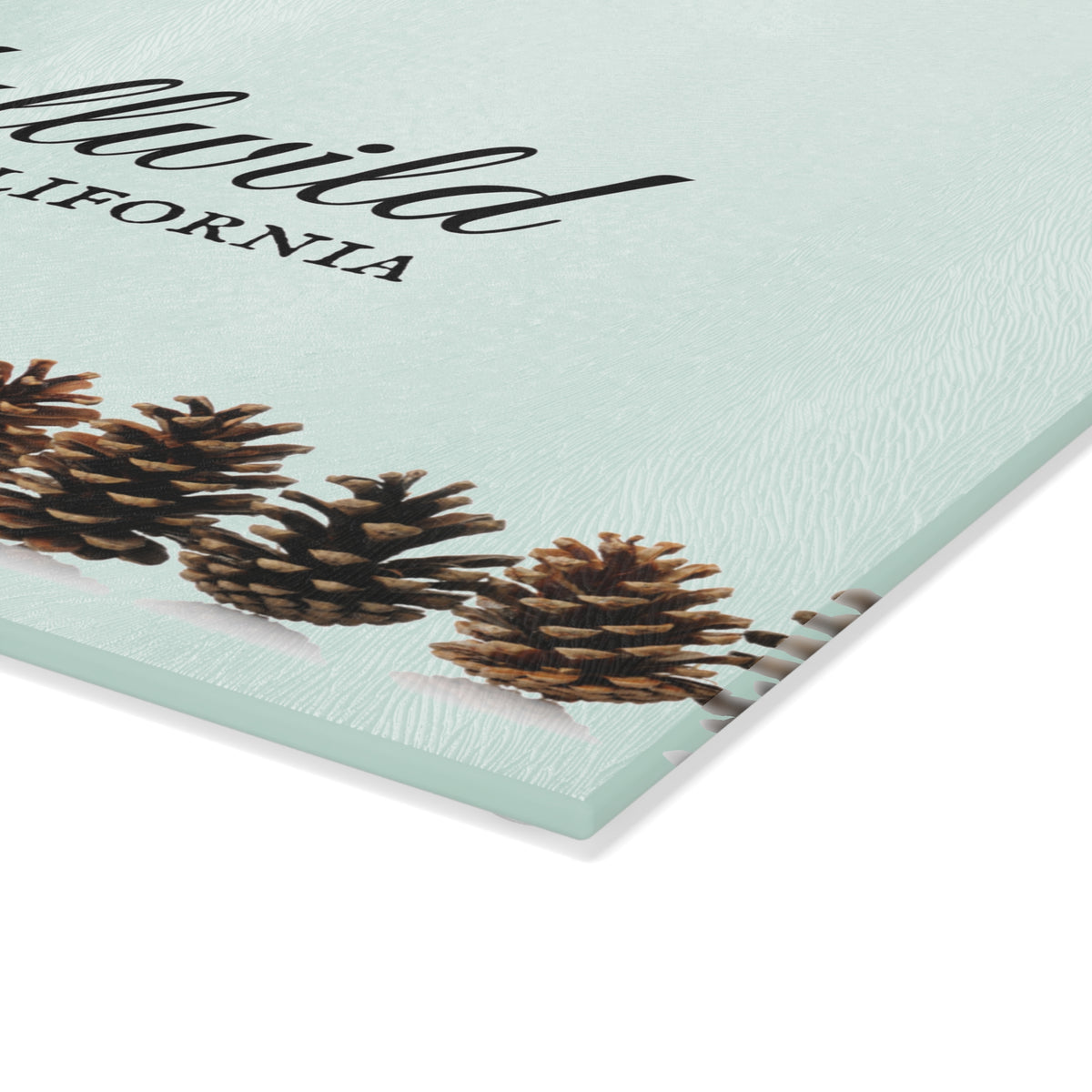 Idyllwild Pine Cone Glass Cutting Board