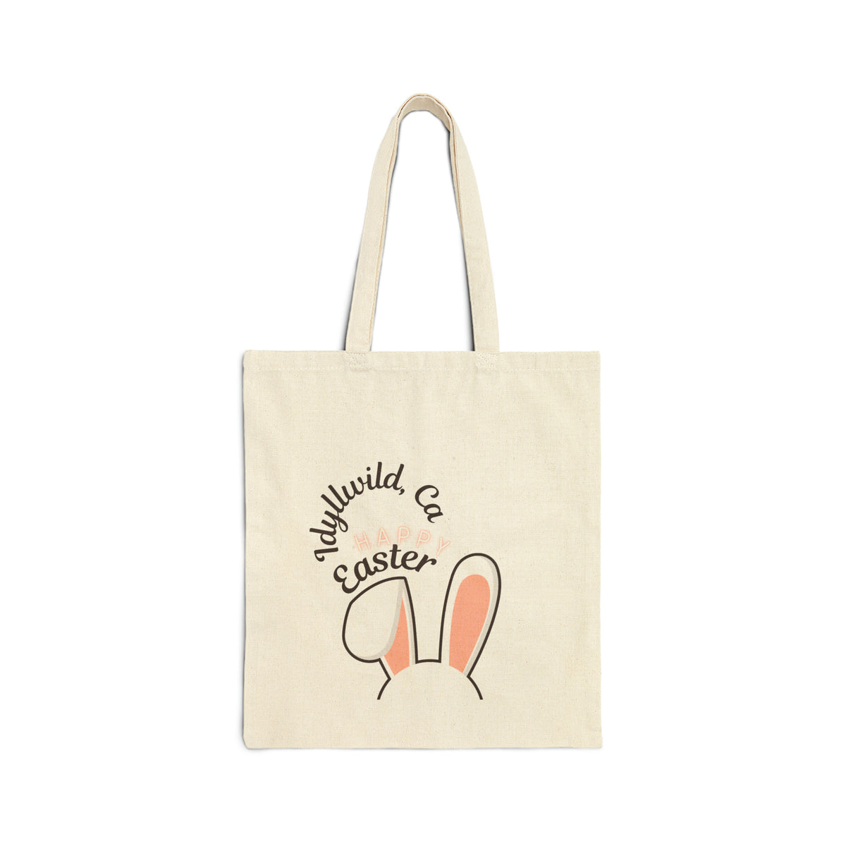 Cotton Canvas Tote Bag Idyllwild Arch Bunny ears