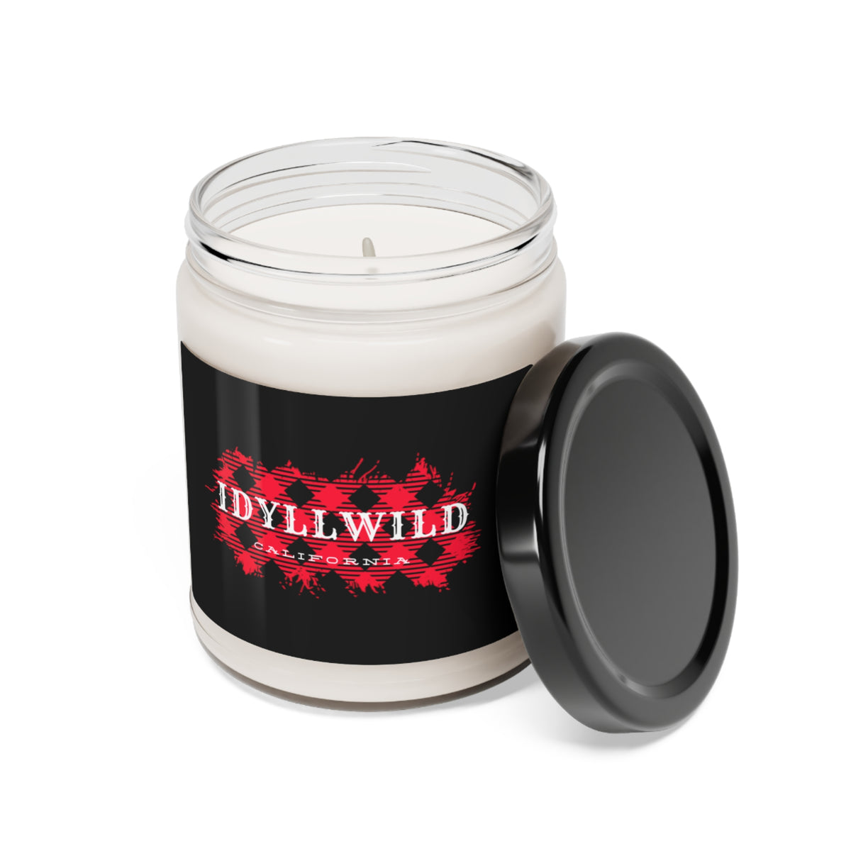 Scented Soy Candle, 9oz Idyllwild Red Buffalo Plaid