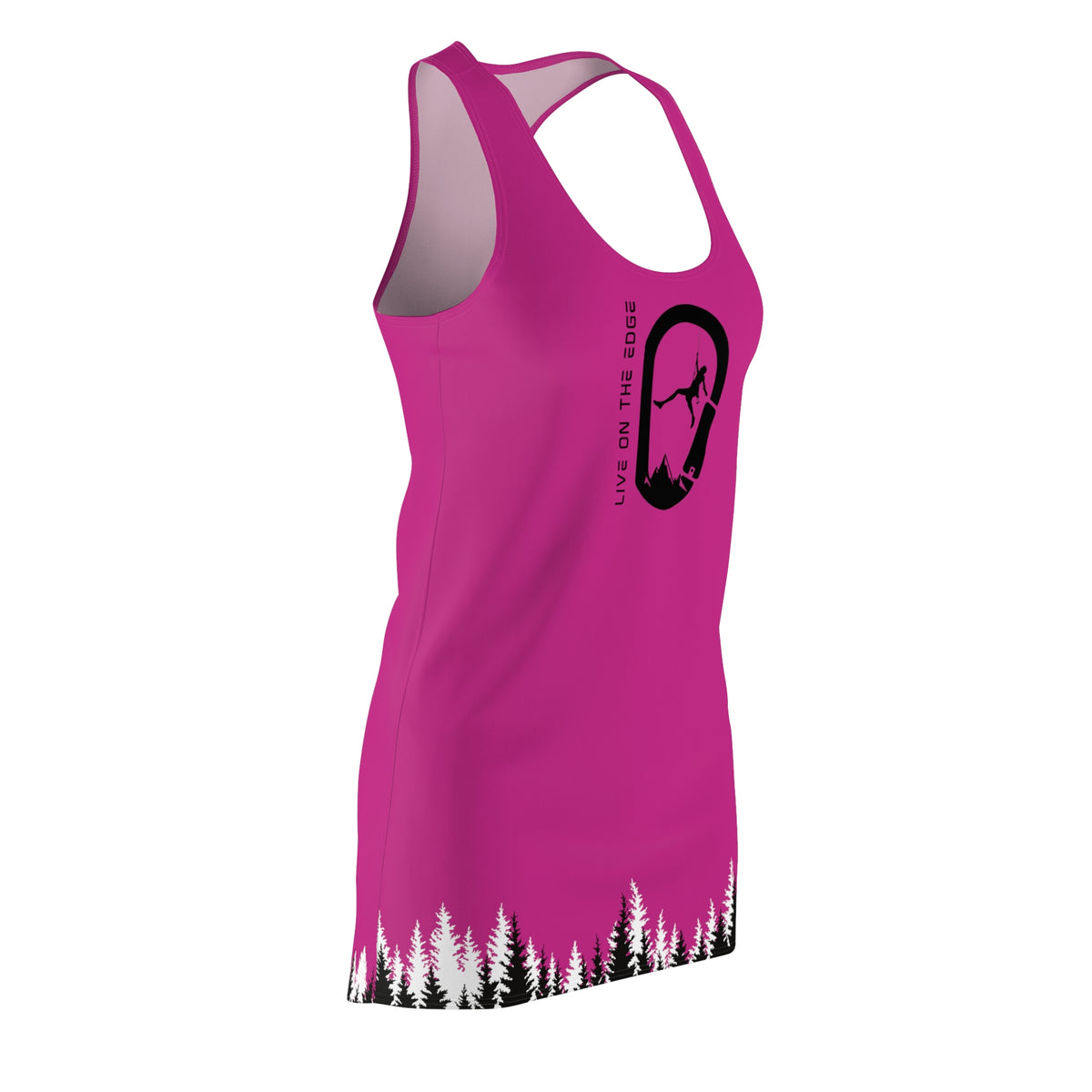 Women's Rock Climbing Pink Racerback Dress