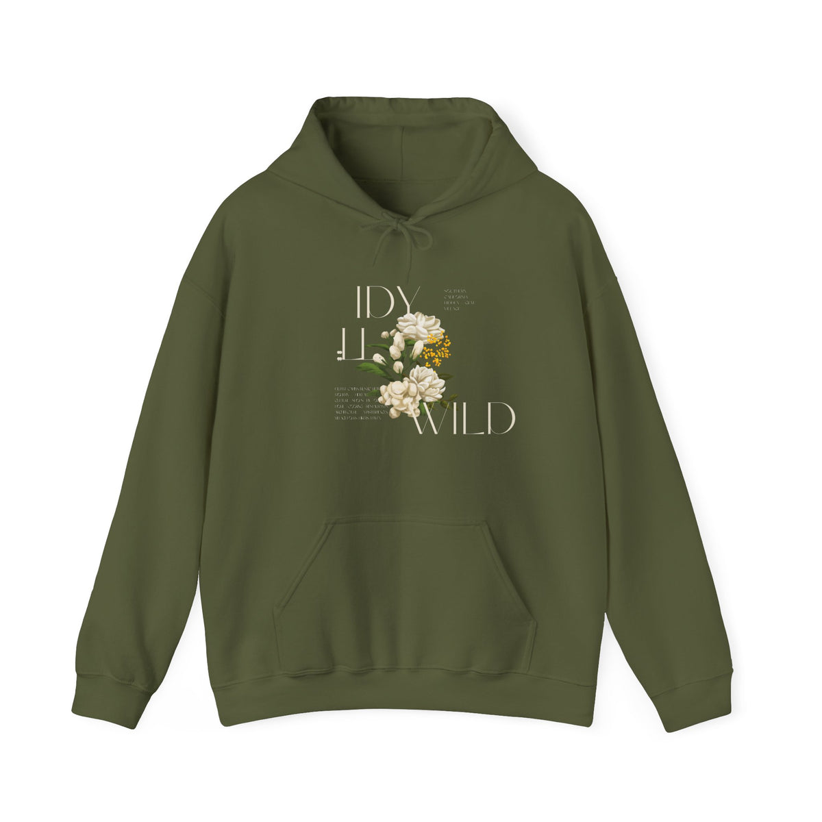 Idyllwild Vintage Cream Rose Hoodie