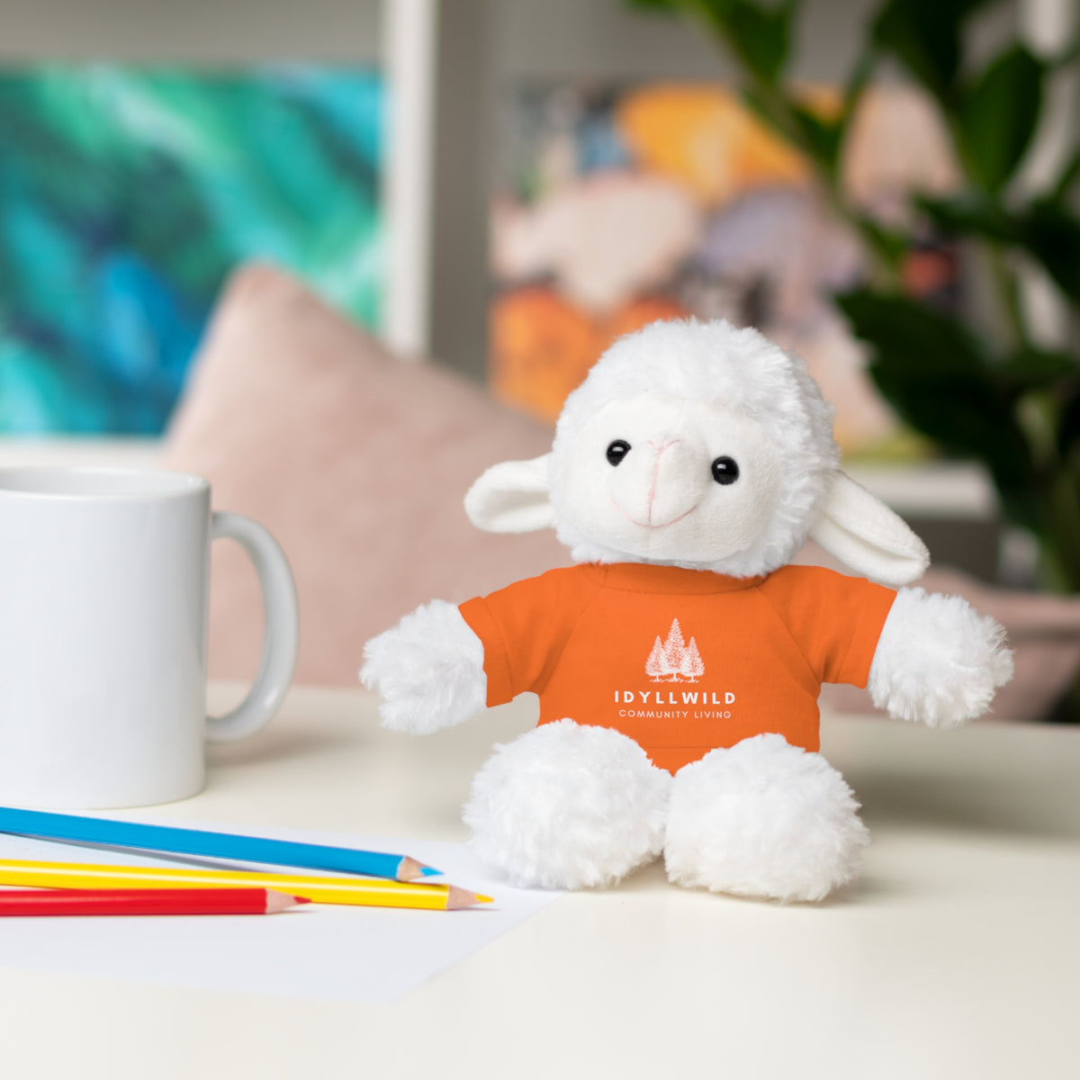 Stuffed Animals with Tee Idyllwild Community