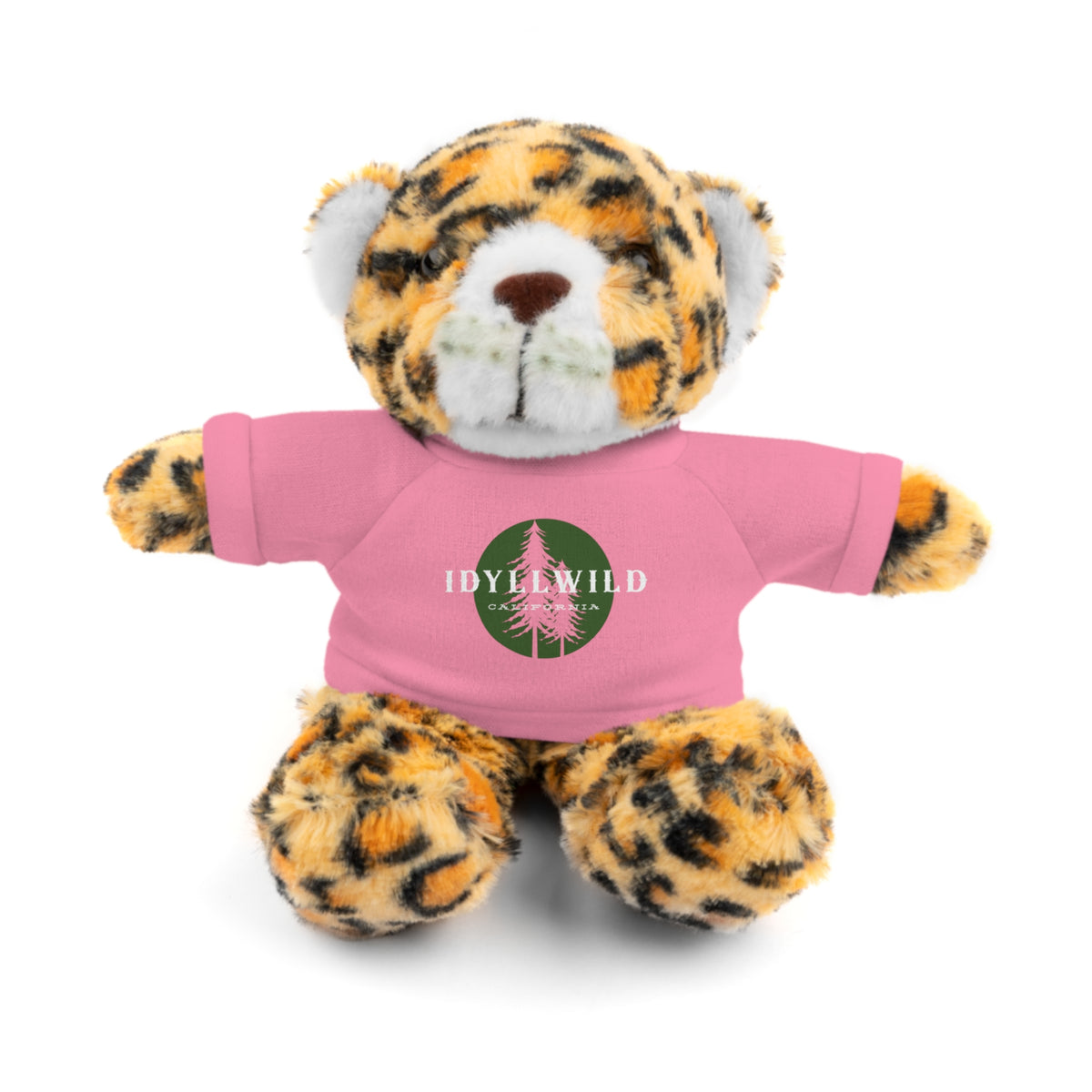 Stuffed Animals with Tee Idyllwild Pine Badge
