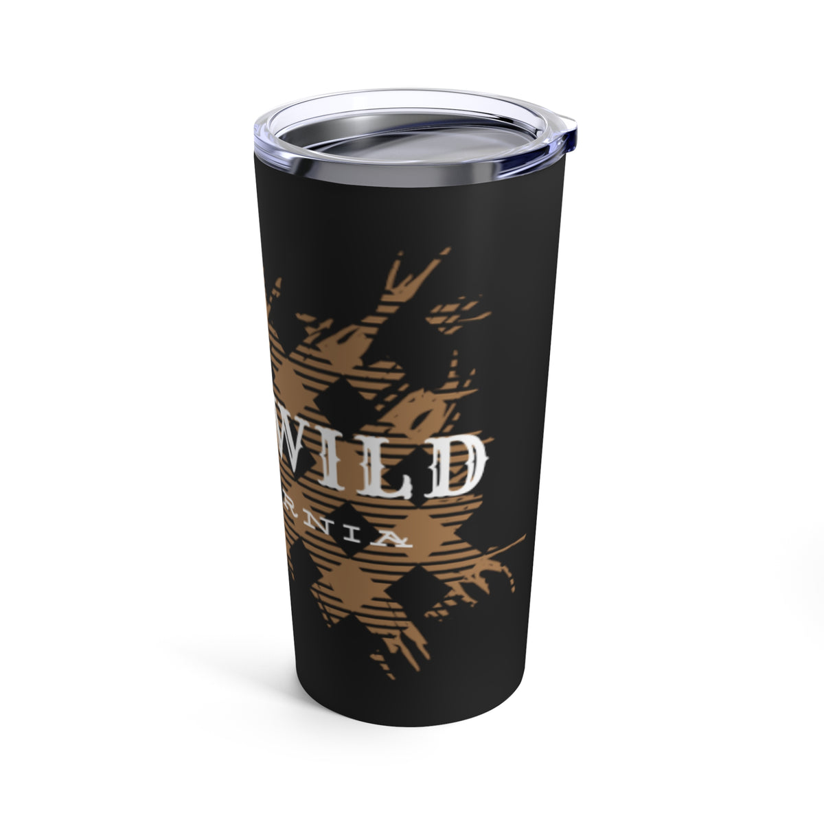 Tumbler 20oz Idyllwild Tan Plaid