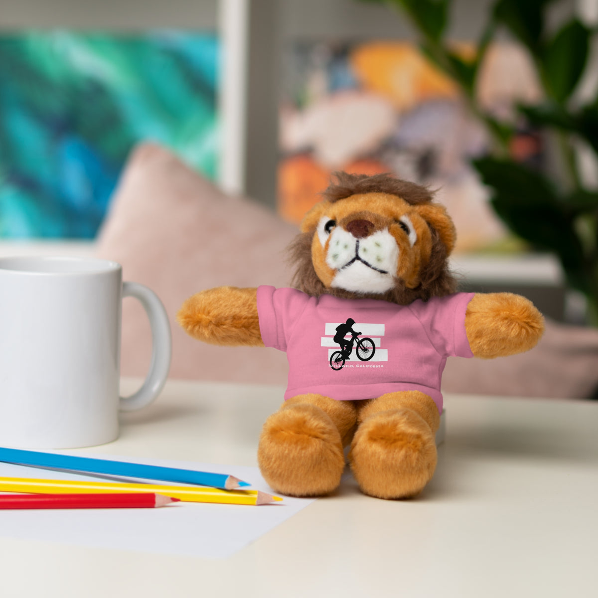 Stuffed Animals with Tee Bike Idyllwild