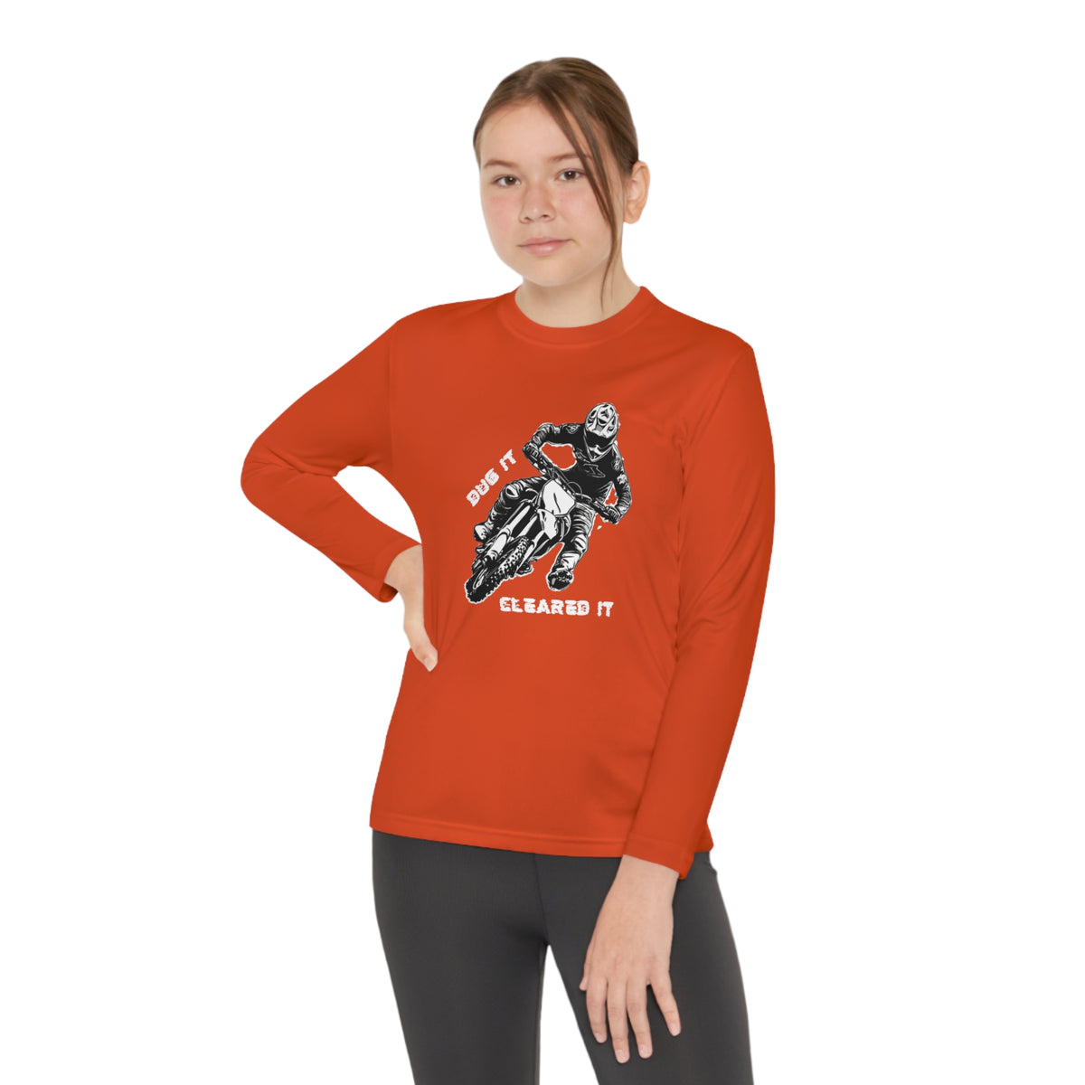 Dirt Bike Youth Long Sleeve Competitor Tee