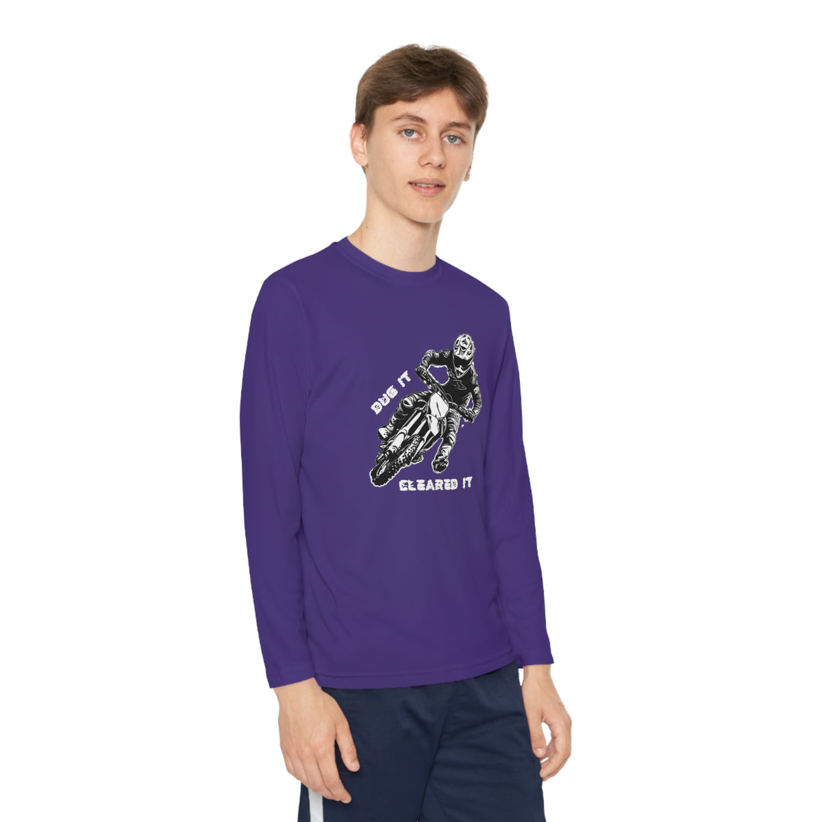 Dirt Bike Youth Long Sleeve Competitor Tee