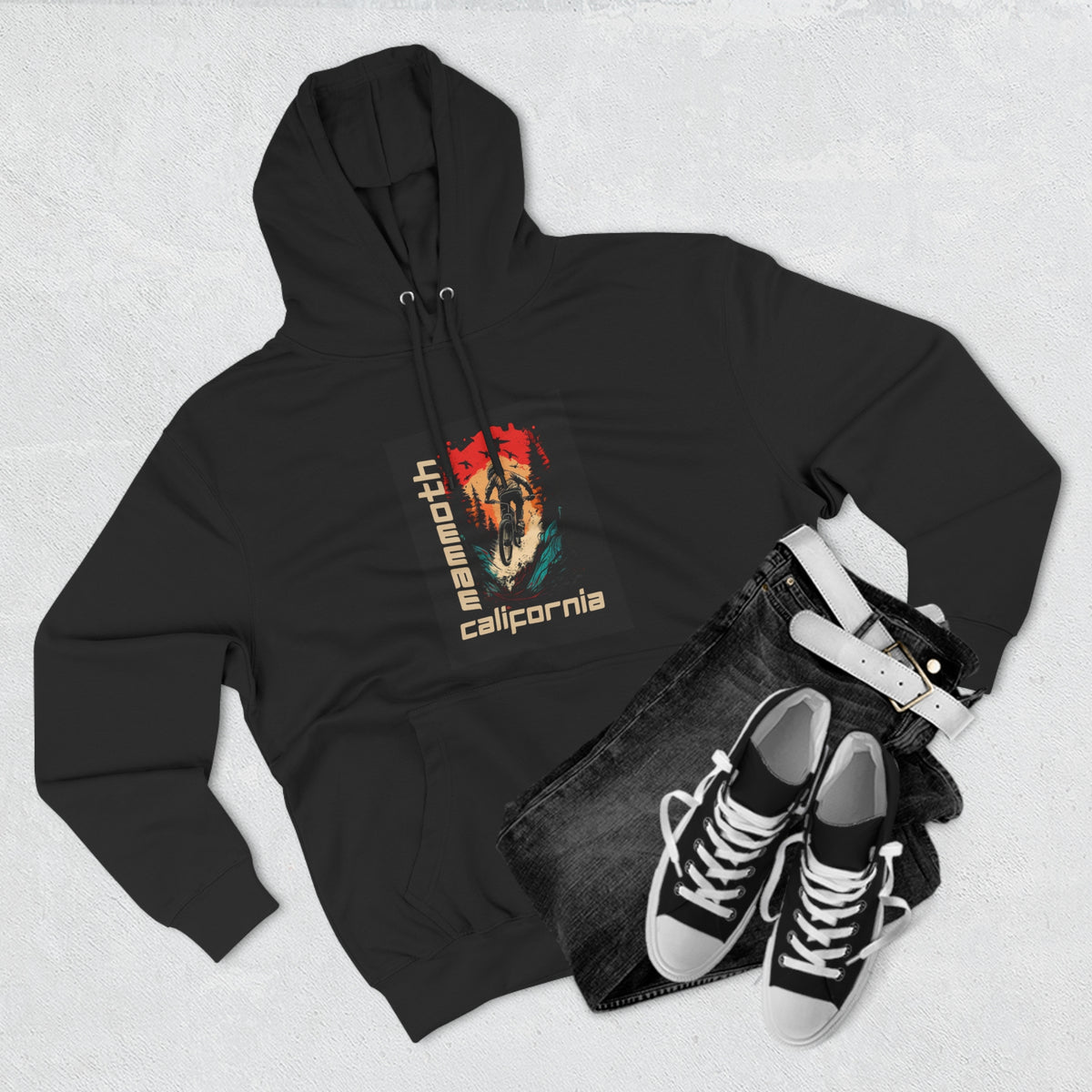 Mammoth California Mountain Biking Hoodie