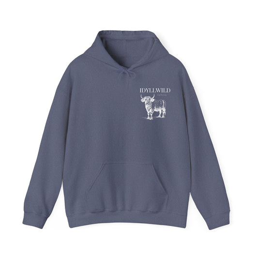 Idyllwild Highlander Cow 4 Hoodie
