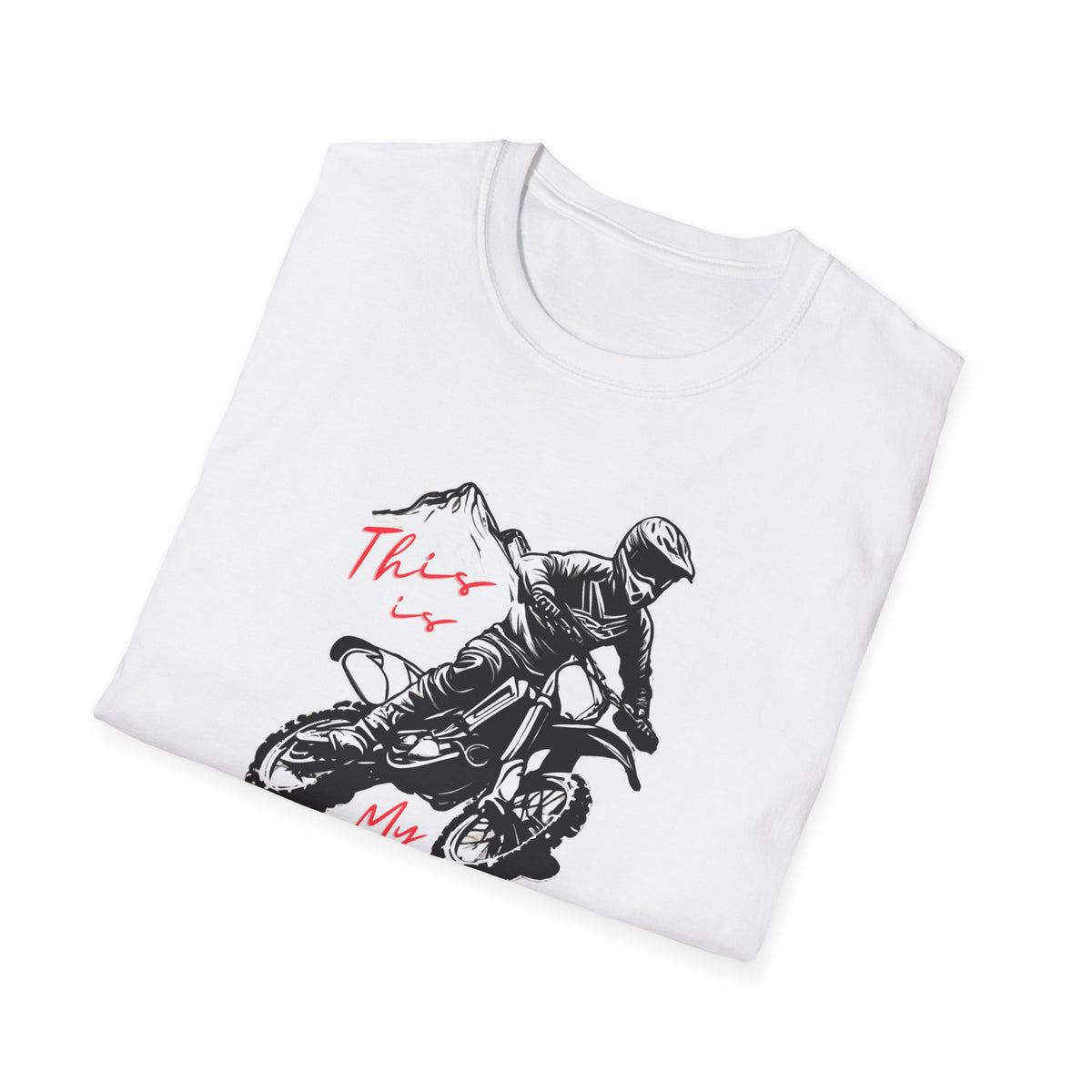 Dirtbike "This is my therapy" Softstyle T-Shirt