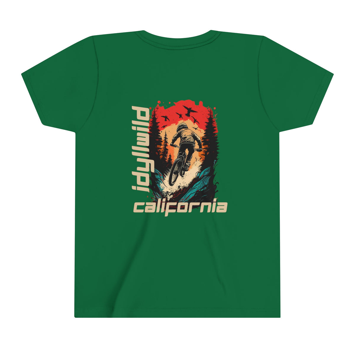 Idyllwild Mountain Biking Youth Short Sleeve Tee