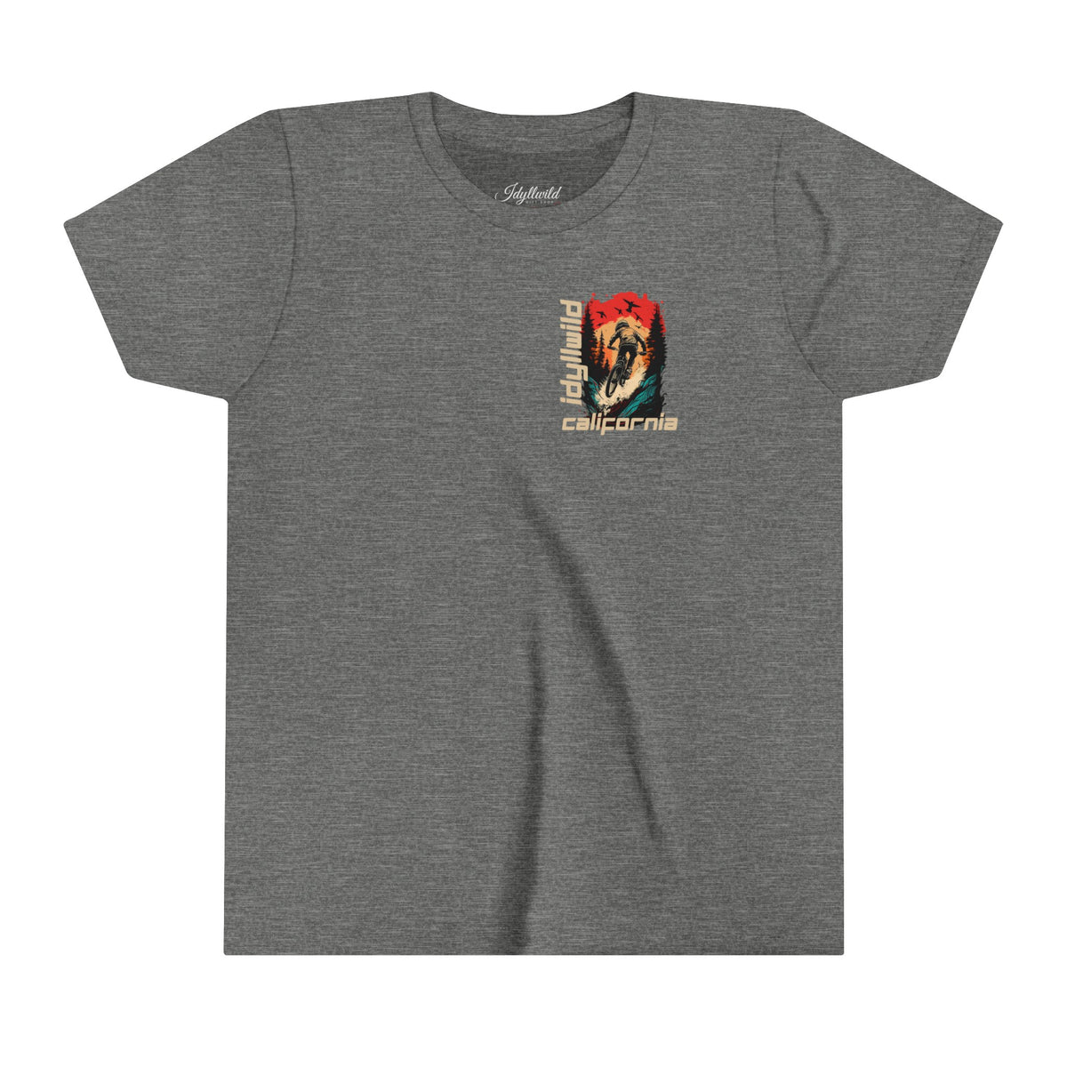 Idyllwild Mountain Biking Youth Short Sleeve Tee