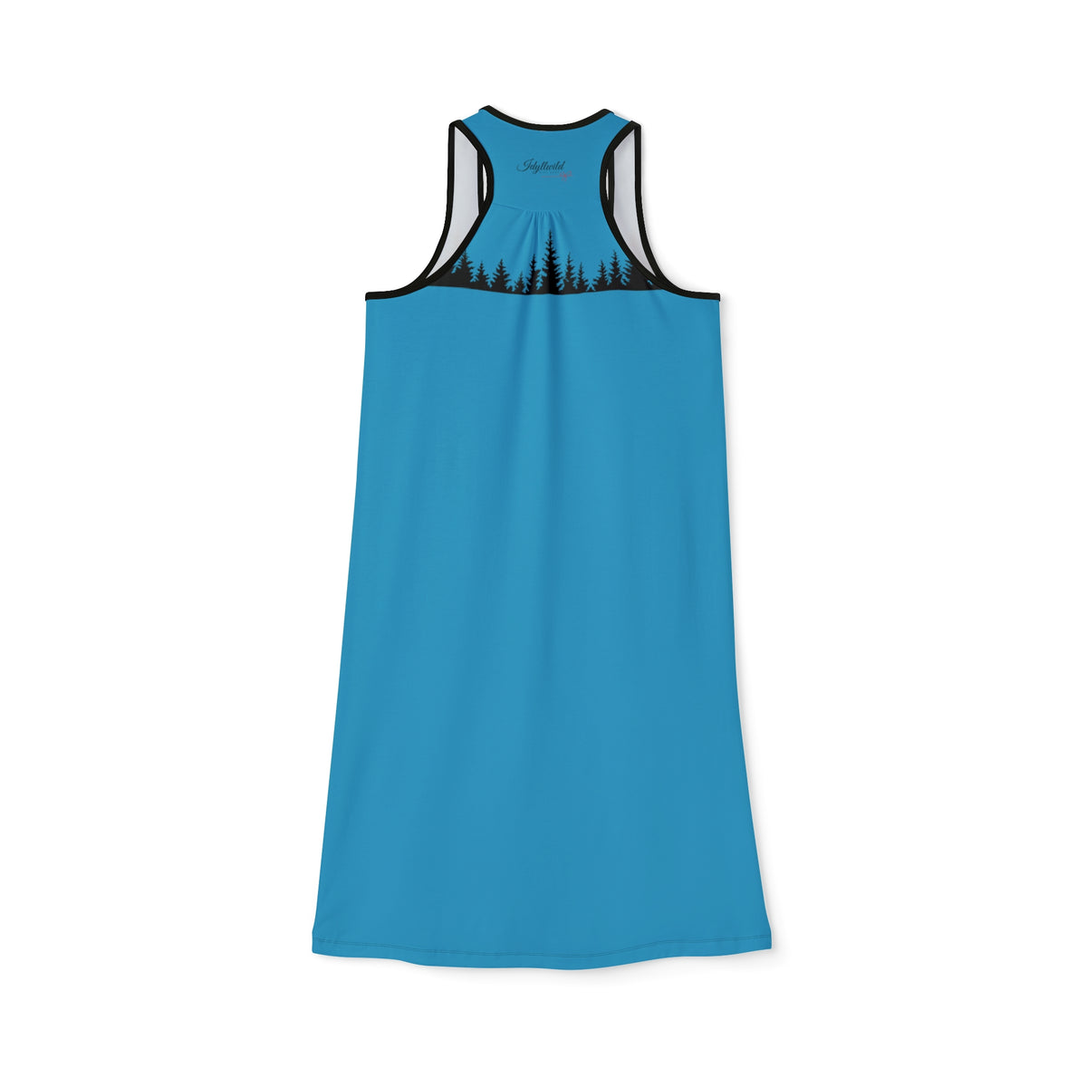 Women's Mountain Bike "Flat Out Off Road" Turquoise Racerback Dress