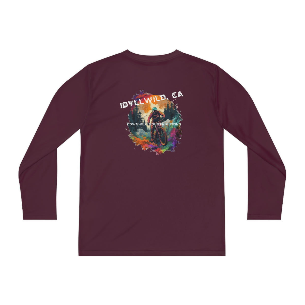Idyllwild Mountain Biking Youth Long Sleeve Competitor Tee