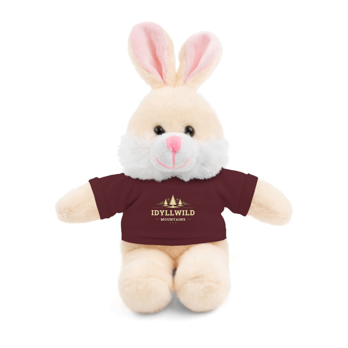 Stuffed Animals with Tee Idyllwild Mountain Badge