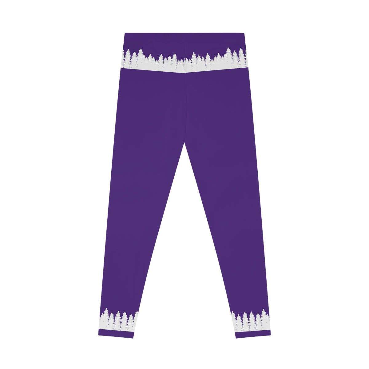 Stretchy Leggings (AOP) Idyllwild Cabin Purple