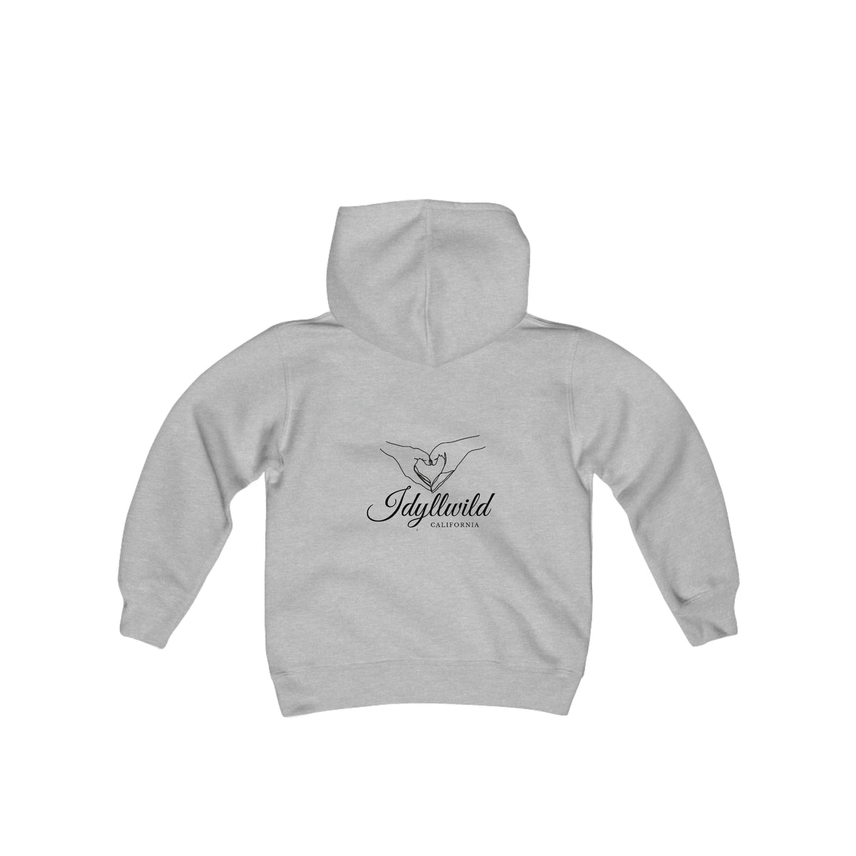 Youth Heavy Blend Hooded Sweatshirt Heart Hands Idyllwild