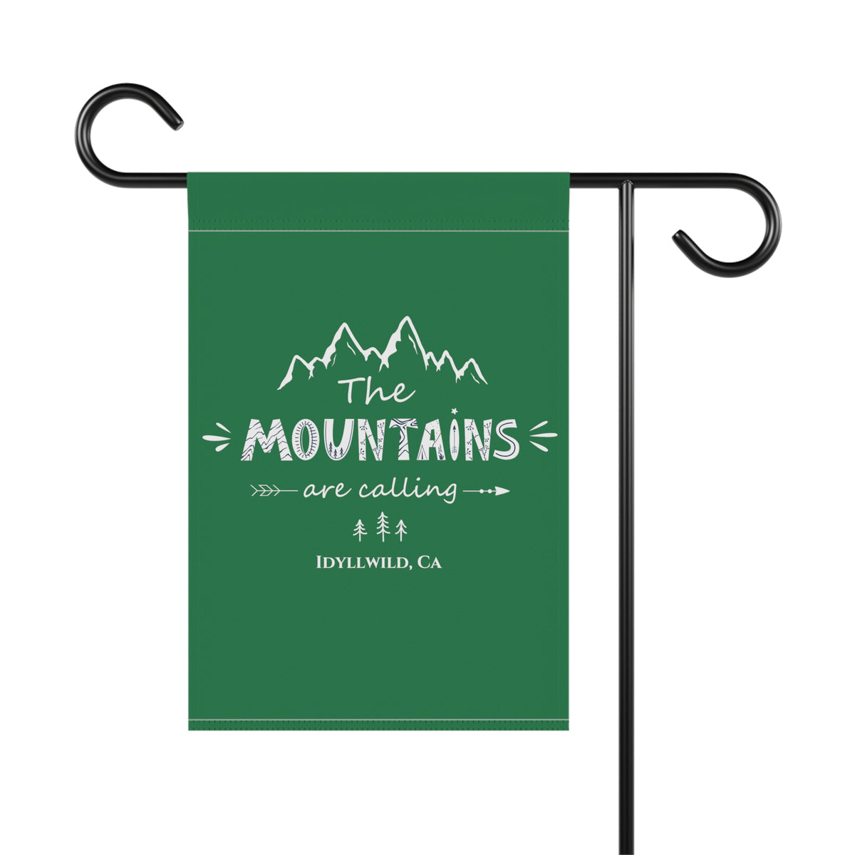 Garden & House Banner The Mountains are calling dark green