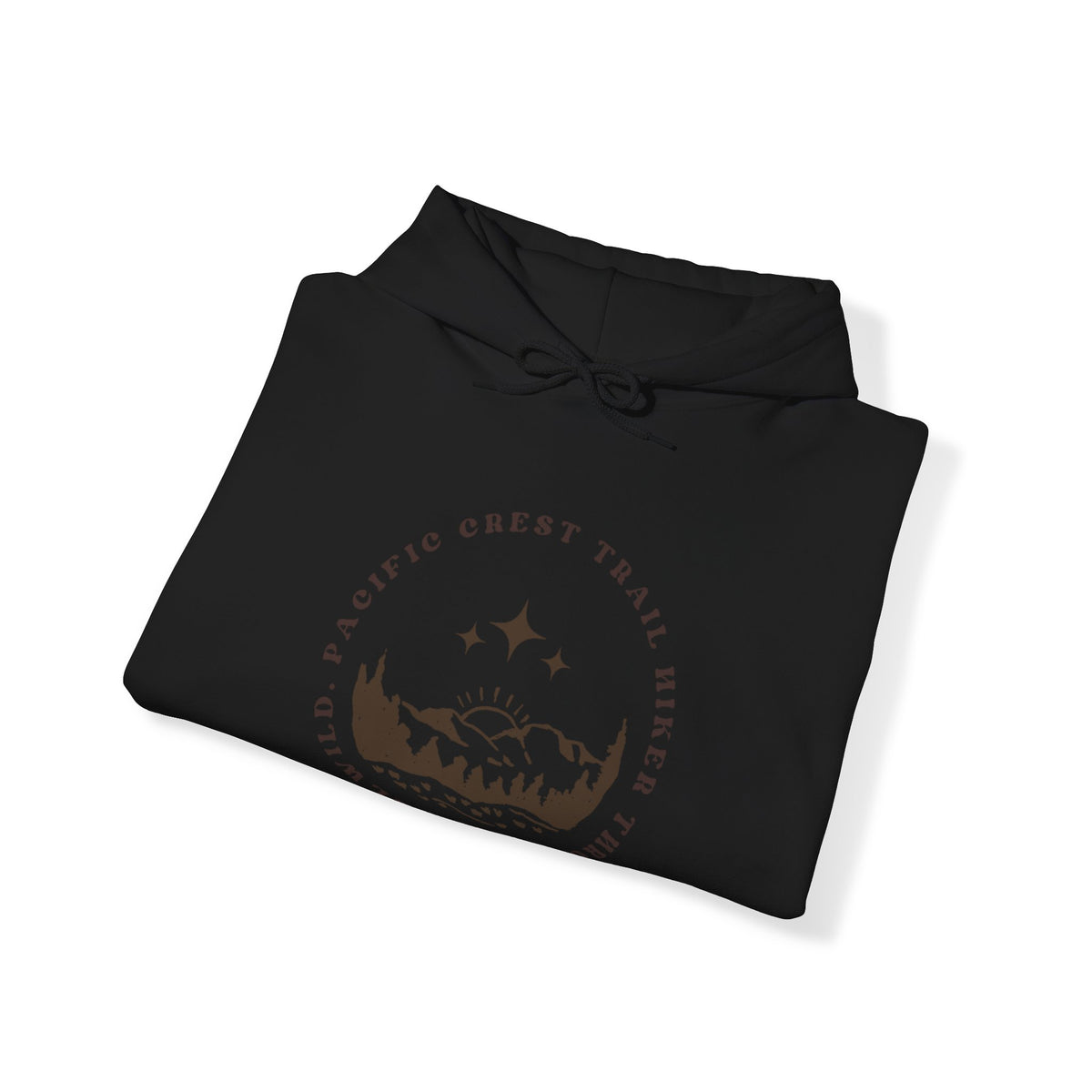 Pacific Trail Hiker through Idyllwild BrownText Hoodie