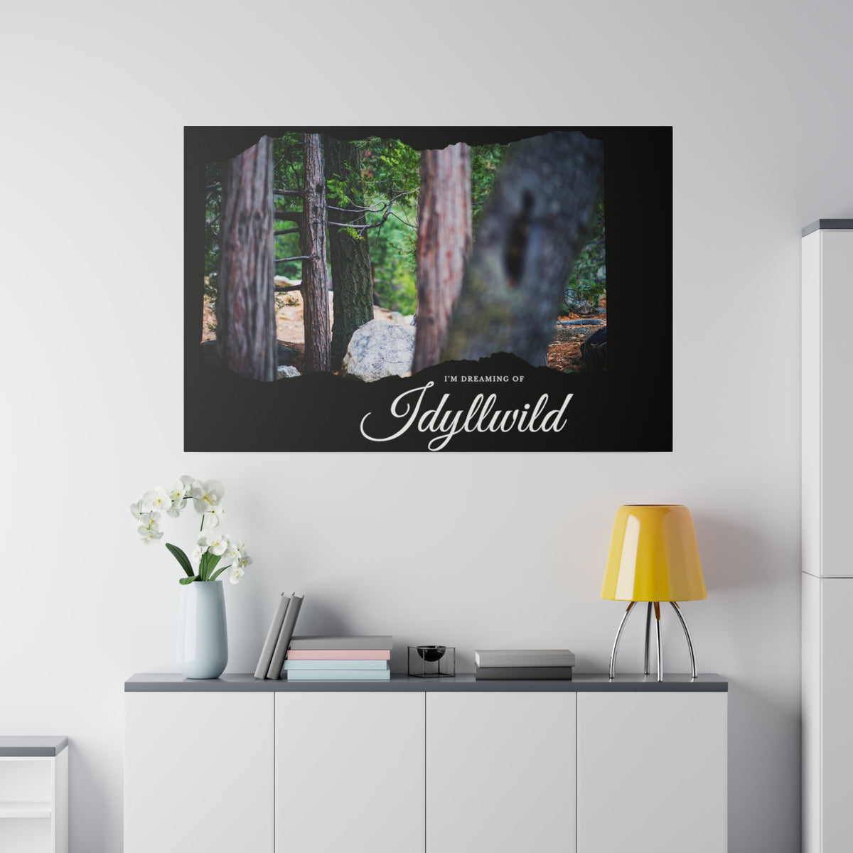 Matte Canvas, Stretched, 0.75" Dreaming of FOrest