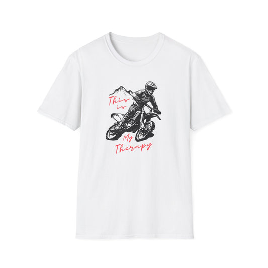 Dirtbike "This is my therapy" Softstyle T-Shirt