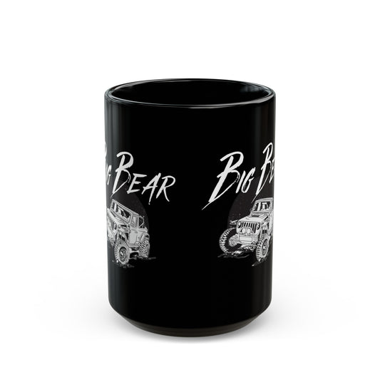 Big Bear Jeep Black Coffee Tea Mug