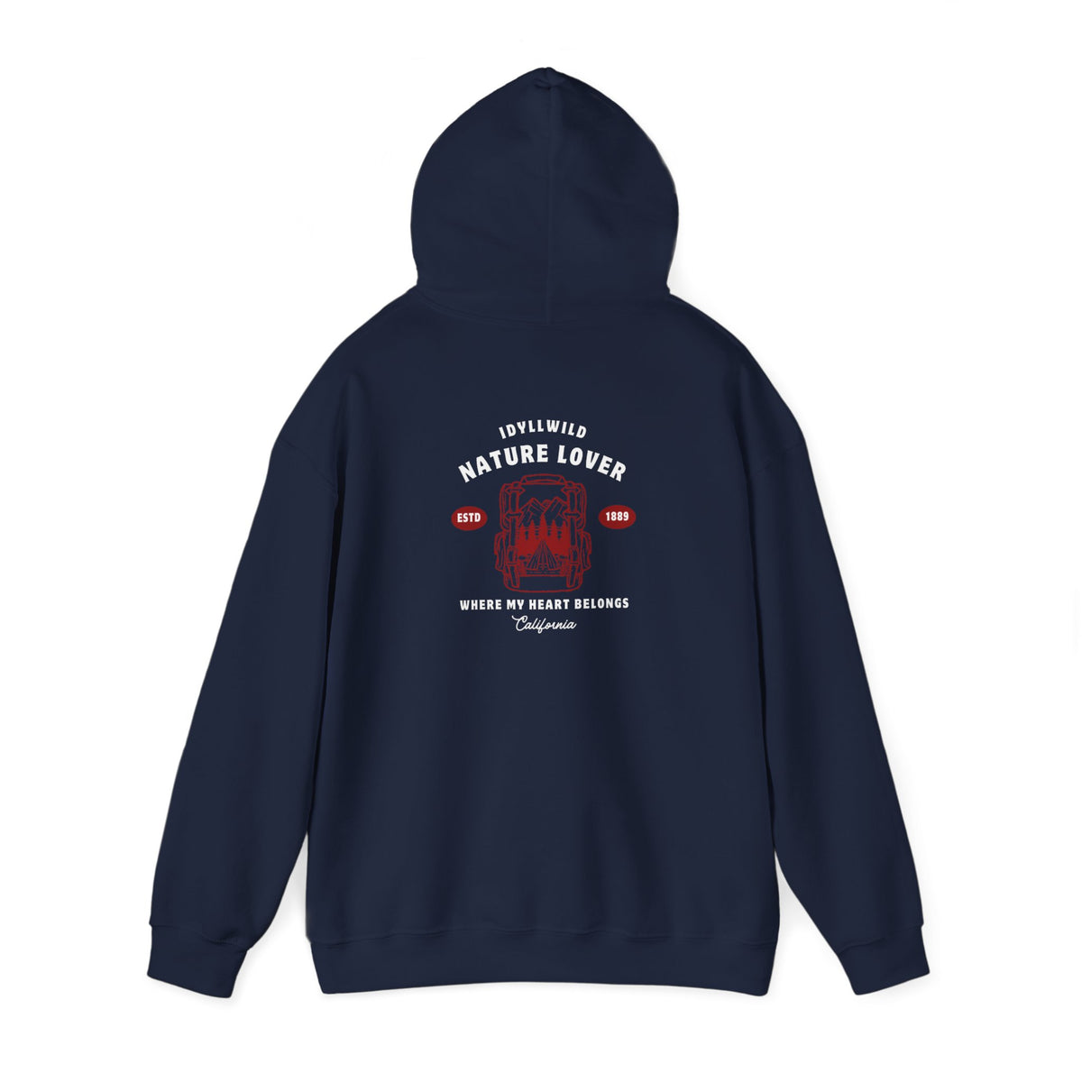Idyllwild Nature Lover Established Red Letter Hoodie
