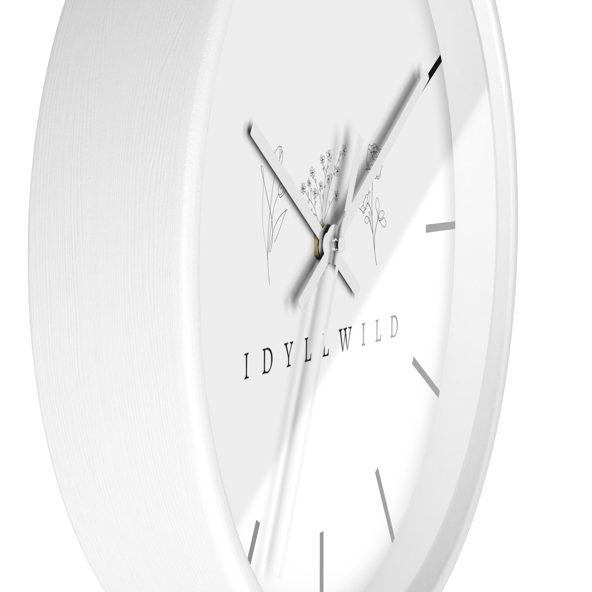Wall Clock Idyllwild Boho Floral