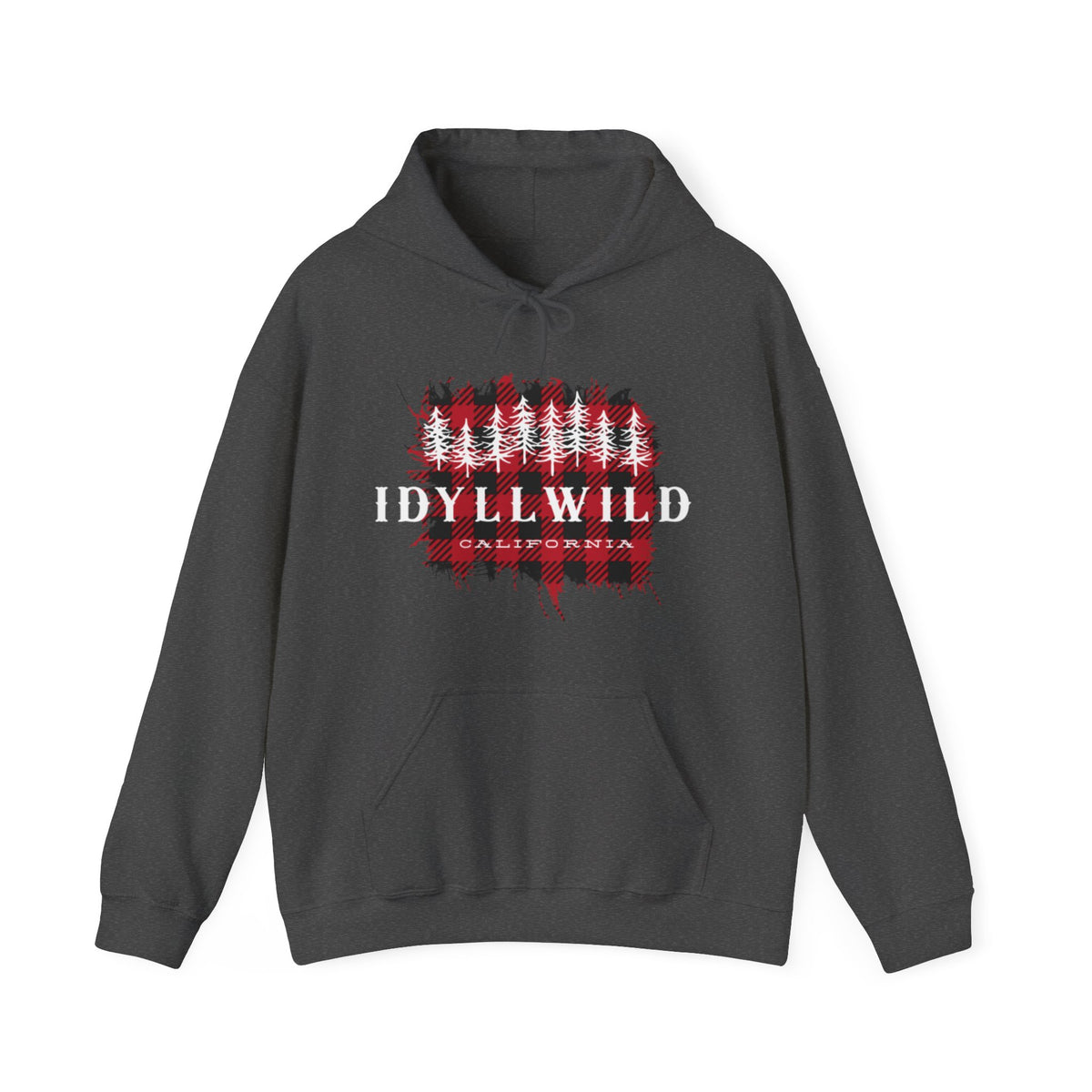Idyllwild Red Buffalo Plaid White Pine Hoodie